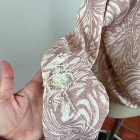 n:PHILANTHROPY Vinn Printed Distressed Sweatshirt - Picture 6 of 8